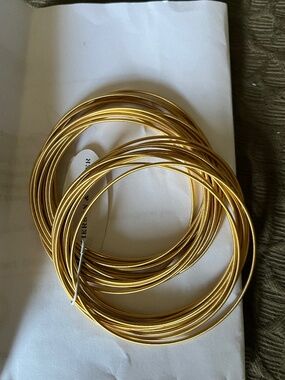 NEW EMERSON & OLIVER women's dia bracelets in gold
